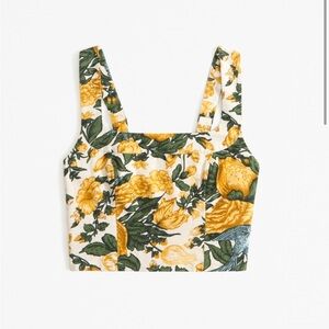 Abercrombie linen blend top